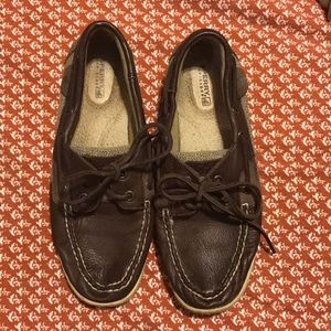 Sperry 7.5W Dark Brown Boat Shoes